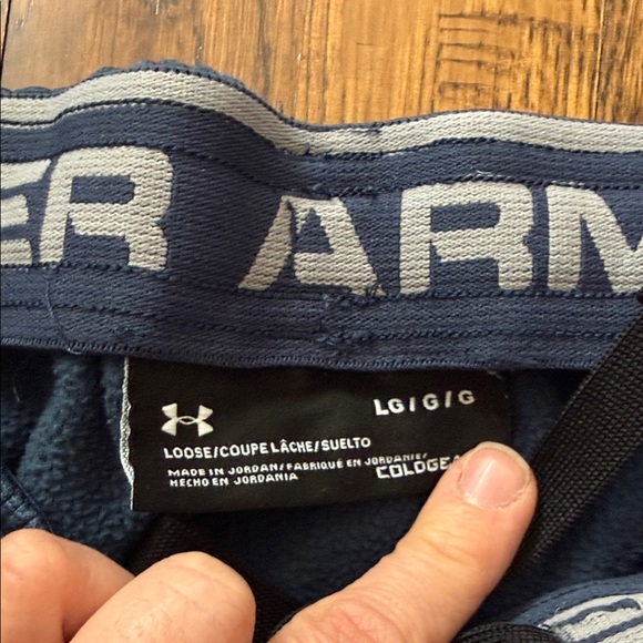 Under Armour Men's Black and Navy Jogger Sweatpants Trio - Picture 3 of 6